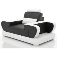 AEA Exklusive Polstermöbel 3+2+1 Sitzer Schwarz mit Couchtisch und Komfort Bereich