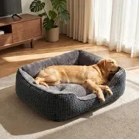 Merkloos Waschbares Hundebett für große Hunde, 89x63x23 cm