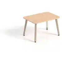 AEA Modern beige Couchtisch Holz hell Beistelltisch Wohnzimmertisch
