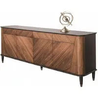 JVmoebel Stilvolles Sideboard Minimalistische Stil Holzrahmen Abgerundete Ecken