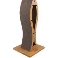 STREFA Epic Pet Kratzbaum in Fischform mit Spielzeug 30x30x62