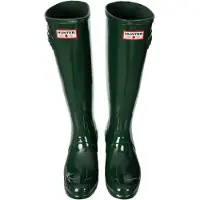 Hunter für Damen. FRW0002262 Original Tall 170th Anniversary Gummistiefel grün (42), Wohnung, Schnalle, Lässig, PVC