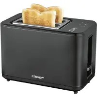 Cloer 3930, 2 Scheibe(n), Schwarz, Kunststoff, Niveau, Touchsteuerung, 900 W, 220 - 240 V
