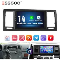 Insta24 Autoradio für VW T6 Transporter Multivan 9 Zoll Touchscreen Android 14 GPS Navigation Apple CarPlay Android Auto Bluetooth WLAN 4x45 Watt 2 DIN Einbau
