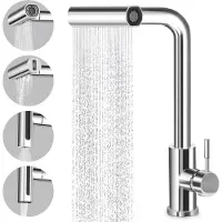Merkloos Wasserhähne mit Wasserfallauslauf und Ausziehfunktion