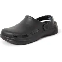A. Essentials Uni-Adult Leichte Garten-Clogs, Schwarz, 34/35 EU