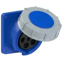 Pce 435-9fd CEE-Anbausteckdose schräg (106x110) 63A 5p 9h IP67 POWER TWIST 4359fd