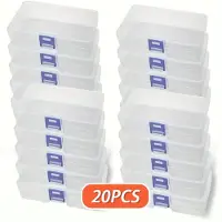 OEM Aufbewahrungsbox, abschließbares Design, transparente Eigenschaft, 20Stück