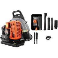 OEM Rucksack-Laubbläser, 63CC Motor, 6800 U/min, 1,8L Tankinhalt, 0,3m³/s Luftvolumen, ergonomisches Design