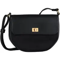 Tom Tailor Denim Taya Damen Satteltasche Umhängetasche Klein Schwarz