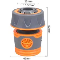 Markenlos Dailygoods- Schlauchkupplung 6 Stück - Gartenschlauchverbinder - Schlauchanschluss 3/4 Zoll - Kunststoff - Flexibel - Wasserdicht