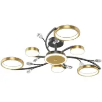 OEM Deckenleuchte, dimmbar, mit Fernbedienung, modernes Design, 6 Lichter