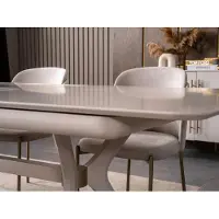 Xl Moebel Gmbh Esstisch Weiß Holz Modern Design Esszimmer Große Tischplatte Elegant
