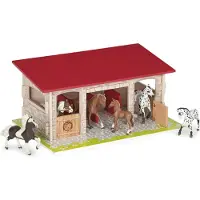 Papo Pferdestall - 40 x 18 x 27 cm - - One Size - Spielzeugfiguren