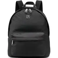 DKNY Damen-Rucksack Jenny, Schwarz und Silber