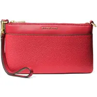 Michael Kors Medium Top Zip Convertible Wristlet Crimson Größe: OS | Clutches Outlet | Damen | Rot