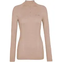 Falke Langarmshirt "Langarmshirt", Kinder, Gr. M, beige (straw (4700)), Shirts Langarmshirt