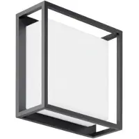 Brumberg 65161103 LED-Wandanbauleuchte 230 V AC, 50 Hz, 11 W, 3.000 K, graphit struktur, IP54, sc