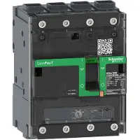 Schneider Electric Electric C12F4TM125L Kompaktleistungsschalter ComPacT NSXm 125 A mit TM125D 4P/4T 36kA/415V EverLink