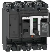 Schneider Electric Electric C16F4D Kompaktleistungsschalter Grundschalter ComPacT NSX160F DC 160 A 4P 36kA/750 VDC, ohne Auslösegerät