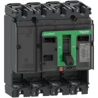 Schneider Electric Electric C10L4 Kompaktleistungsschalter ComPacT NSX100L Grundschalter 4P 100A 150kA/415V AC, ohne Auslösegerät