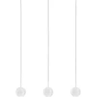 Gea Luce Guya S/3 Mehrfache lineare Pendelleuchte 24W LED 3000K 1525lm 36° Satinweiß - Gealuce
