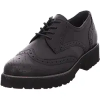 Semler Damen Schnürschuhe Elena 18545-4.5, 18545-5, 18545-5.5, 18545-6, 18545-6.5, 18545-7, 18545-7.5, 18545-8, 18545-8.5, 18545-9 SEM-E8107012 schwarz 7.5