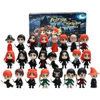 Mormark 24-teiliges Adventskalender-Set mit magischen Mini-Sammelfiguren – WIZARDVENT