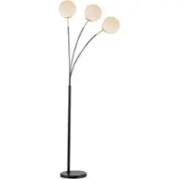 LeGer By Lena Gercke Stehlampe "Elorea", schwarz, messing, 3, Ø 16cm H: 160cm, 1 Stk., , Leuchten, Stehlampe