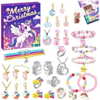 Generisch Neuer Adventskalender für Mädchen – Weihnachtsgeschenk mit 24 Überraschungen
