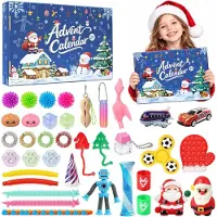 Generisch Adventskalender mit Anti-Stress-Spielzeugen für das Jahr 2026