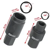 Ks Tools Bosch-Einspritzpumpen-Stecknuss-Satz, 2-tlg ( 152.1380 )