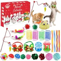 Generisch Katzen-Adventskalender 2026 – 24 Tage, sortiert – Interaktives Geschenk