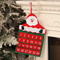 Generisch Der Adventskalender von Thematys zum Befüllen und Aufhängen – Ein schöner, selbst gestaltbarer Weihnachtskalender mit Zahlen für Herren