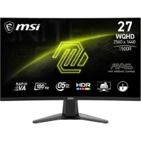 MSI MAG 27CQ6FA, Rapid VA-Curved-Gaming-Monitor, 27" WQHD, 180 Hz – Größe 27" / WQHD, 180 Hz / Rapid VA