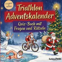 Sonstige Verlage Triathlon-Adventskalender: Quiz-Buch mit Fragen und Rätsel