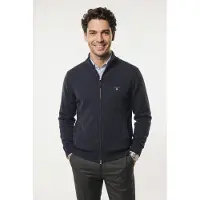 Gant Cardigan "SUPERFINE LAMBSWOOL" Reißverschluss, aus Wolle, regular fit
