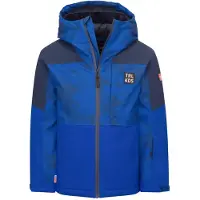 TROLLKIDS Lifjell XT Kinder Skijacke mit Kapuze blau 140