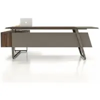 Xl Moebel Gmbh Moderner Schreibtisch Braun Großzügige Arbeitsfläche Bürodesign