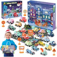 Generisch Adventskalender 2026 – Spielzeug für Jungen im Alter von 2 bis 6 Jahren – Geschenk für Kinder – Weihnachtlicher Adventskalender