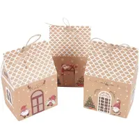 Generisch Adventskalender zum Befüllen – 24 kleine Geschenkboxen mit Zahlaufklebern