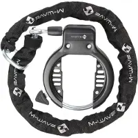 M-Wave Schloss mit integrierter Kette – Schwarz