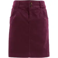 Bonprix Cordrock "Stretch-Cordrock", Damen, Gr. 50, rot (rhododendronrot), Cord, Obermaterial: 98% Baumwolle, 2% Elasthan, gerade ca. Mitte Oberschenkel, Röcke Cordrock, mit Gürtelschlaufen