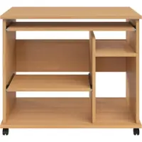 VOGL Möbelfabrik Computertisch VOGL MÖBELFABRIK "Compi", braun (buchefarben), B:90cm H:76cm T:50cm, Tische, Computertisch