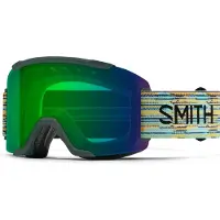 Smith - Squad2 2CP Mirror S2 + Storm Blue Sensor Mirror S1 - Skibrille Gr M grün