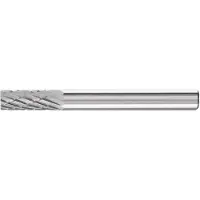 PFERD Hartmetall-Frässtift mit 6 mm Schaft, Zylinderform ZYA, Zahnung 3 PLUS