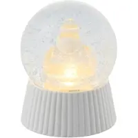 Sirius LED-Schneekugel Santa mit Schneefalleffekt