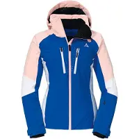Schöffel Skijacke Naladas (Wärmeisolierung, wasserdicht, mit RECCO-Reflektor) dunkelblau/weiss/pink Damen