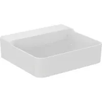 Ideal standard Conca Waschtisch, ohne Hahnloch, ohne Überlauf, 500x450x145 mm, T3787MA, Farbe: Weiß mit Ideal Plus