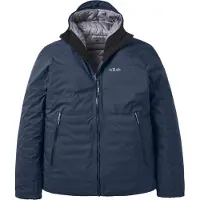 Rab - Wasserdichte Wanderdaunenjacke – Herren – Microlight Shield Jacket - Microlight Shield Jacket Galaxy Blue für Herren - Größe L - Navy blau